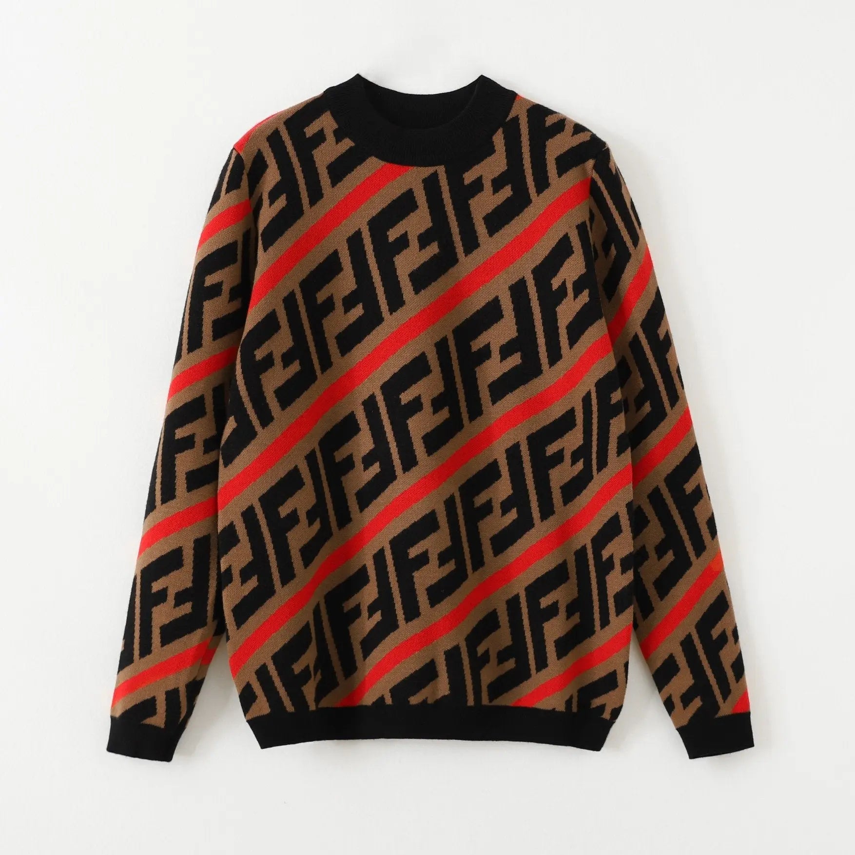 Fendi Men's Black Multicolor Sweatshirt Metroutfits