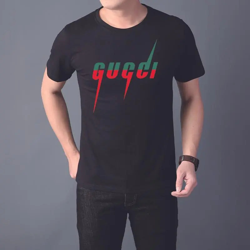 Gucci - Men's T-Shirt White Black - Designer Casual Wear Metroutfits