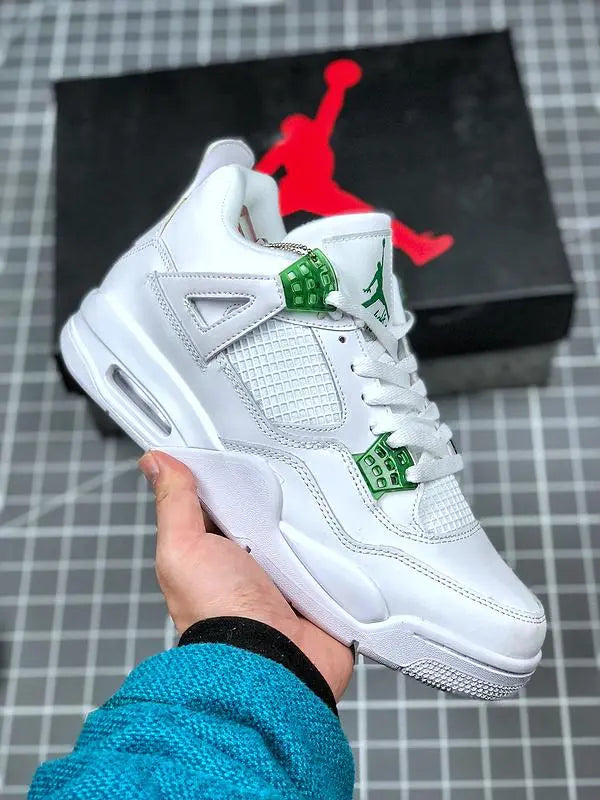 Jordan AJ4 Pine Green Retro Sneakers New With Tag & Box Metroutfits