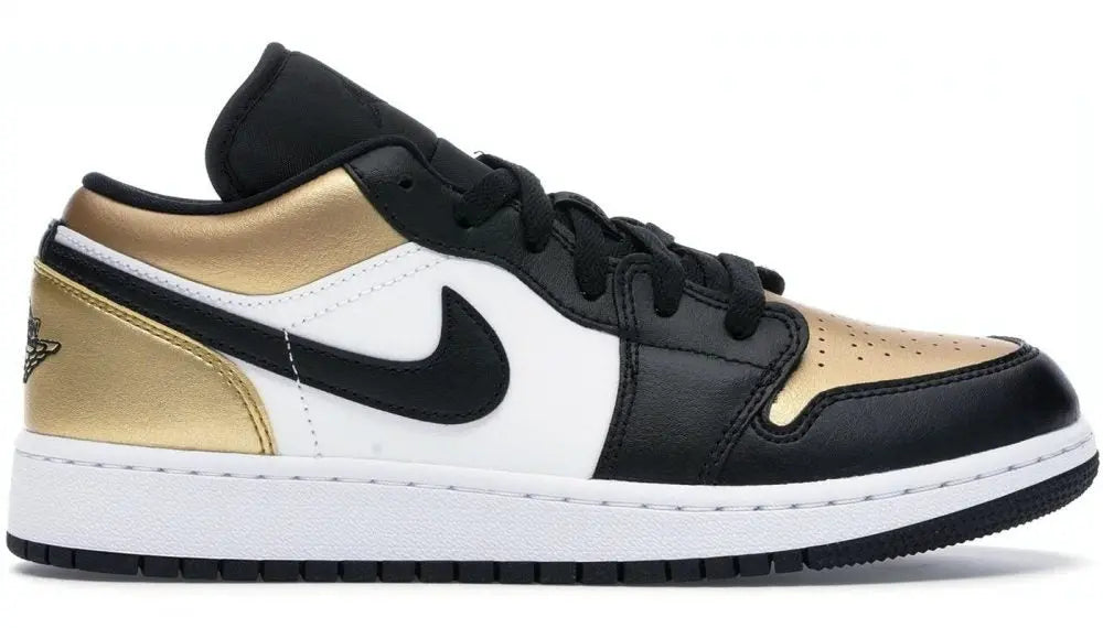 Air Jordan 1 Low Gold Toe Sneakers for Men & Women Metroutfits
