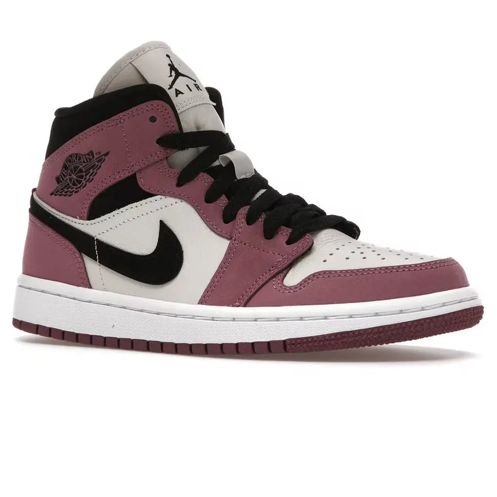 Air Jordan 1 Mid SE Berry Pink Women’s Sneakers Metroutfits