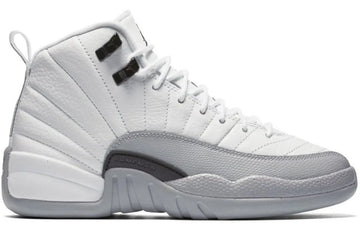 Air Jordan 12 Retro Barons White Black Grey Metroutfits