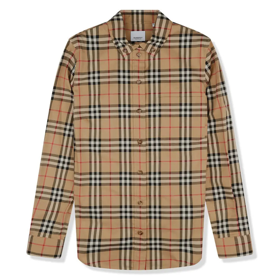 Burberry Vintage Check Lapwing Shirt For Men Metroutfits