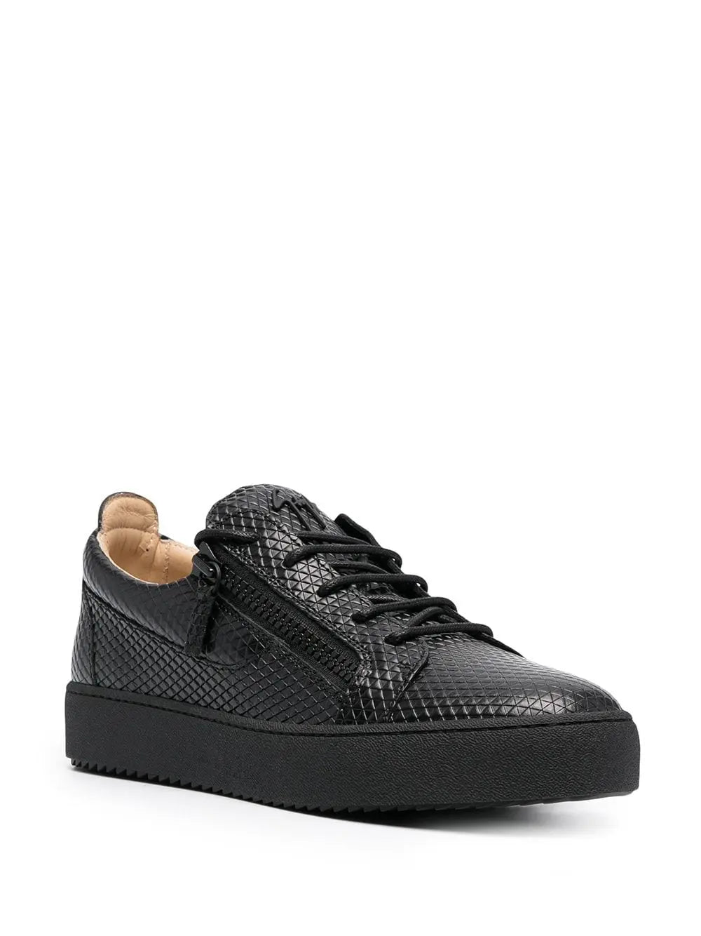 Giuseppe Zanotti Unisex Fashion Black Sneaker Metroutfits