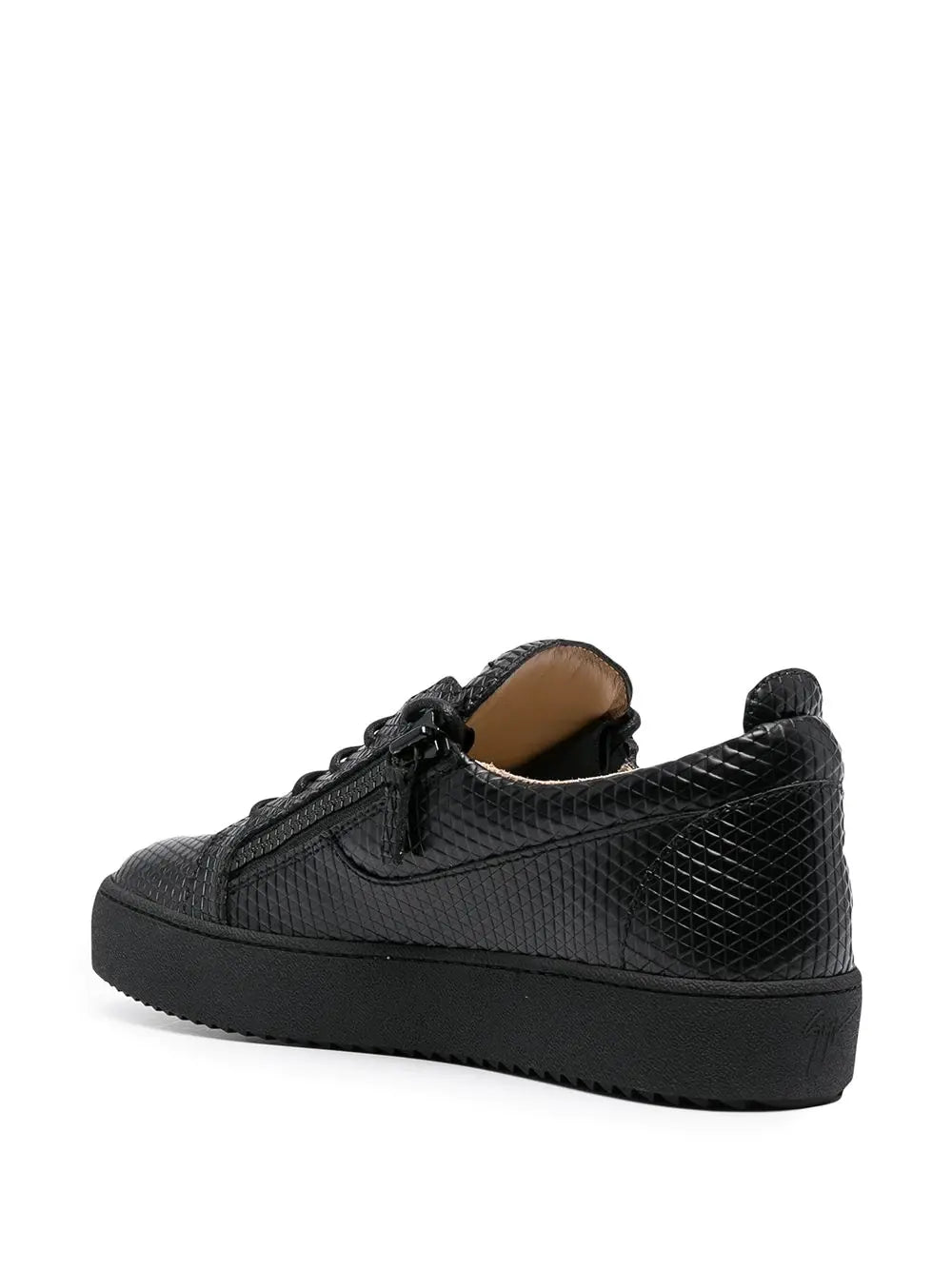 Giuseppe Zanotti Unisex Fashion Black Sneaker Metroutfits