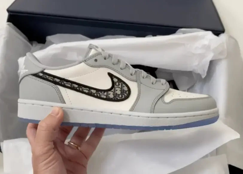 Dior x Nike Air Jordan 1 Low Retro Sneakers New with Tag & Box Metroutfits