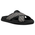 Dior Aqua Oblique Beige Sandal for Men & Women Metroutfits