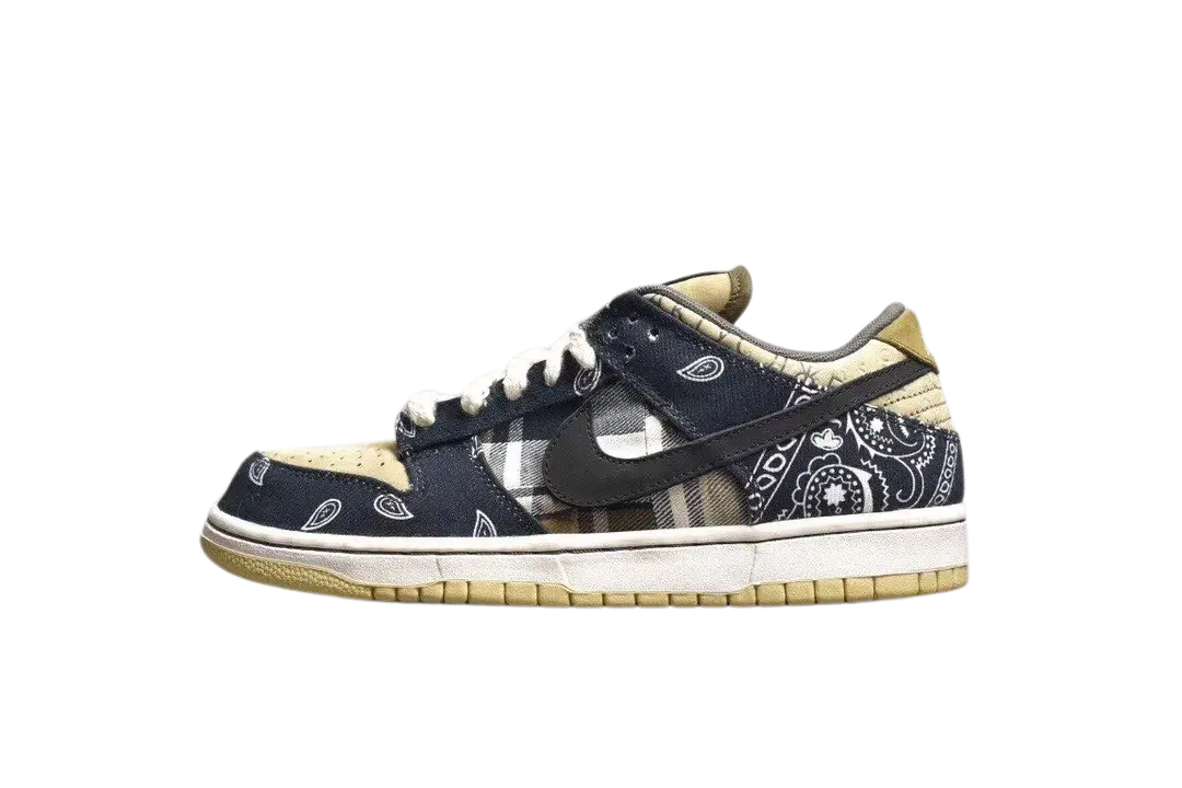 Nike SB Dunk Low Travis Scott Cactus Jack Multi-material mix Sneakers Metroutfits