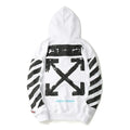 Off White Hoodie Black & White New with Tags Metroutfits