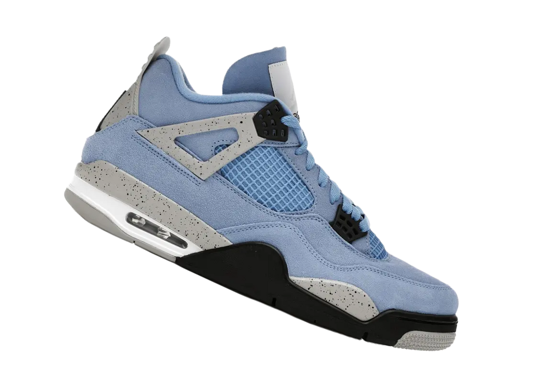 Jordan AJ4 University Blue Retro 4 Sneakers New with Tags Metroutfits