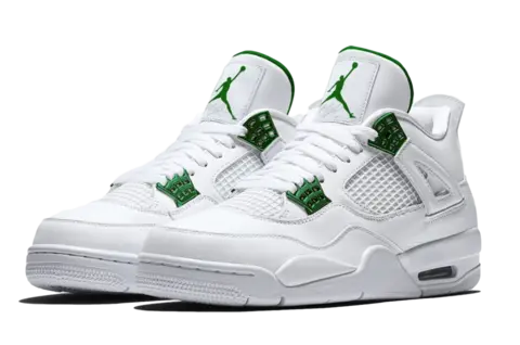 Jordan AJ4 Pine Green Retro Sneakers New With Tag & Box Metroutfits