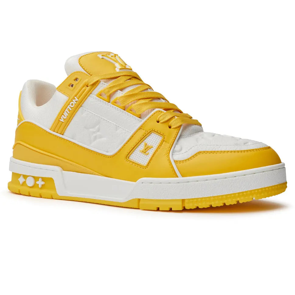 Louis Vuitton LV Monogram White Yellow Sneaker New Metroutfitstore