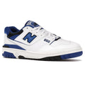 New Balance 550 White Blue Leather Sneakers Metroutfits