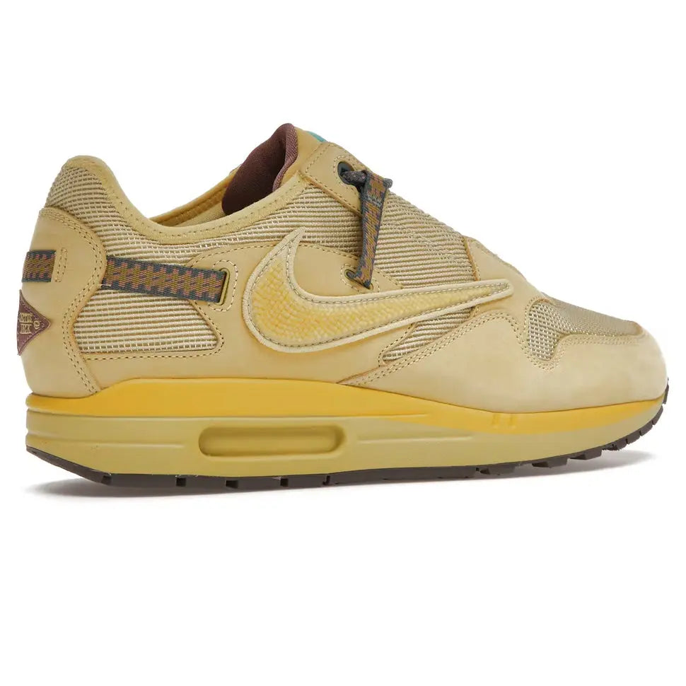 Nike x Travis Scott Air Max 1 Saturn Gold Sneakers Metroutfits