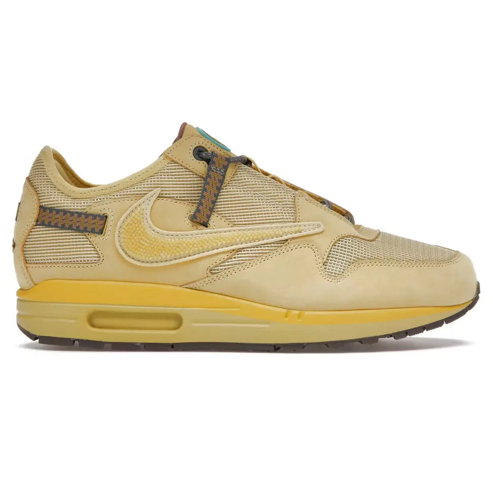 Nike x Travis Scott Air Max 1 Saturn Gold Sneakers Metroutfits