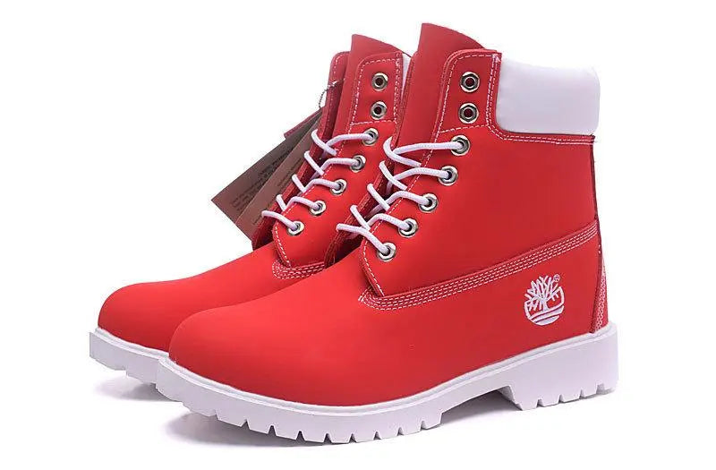 Timberland Men’s Boots Red White Metroutfits