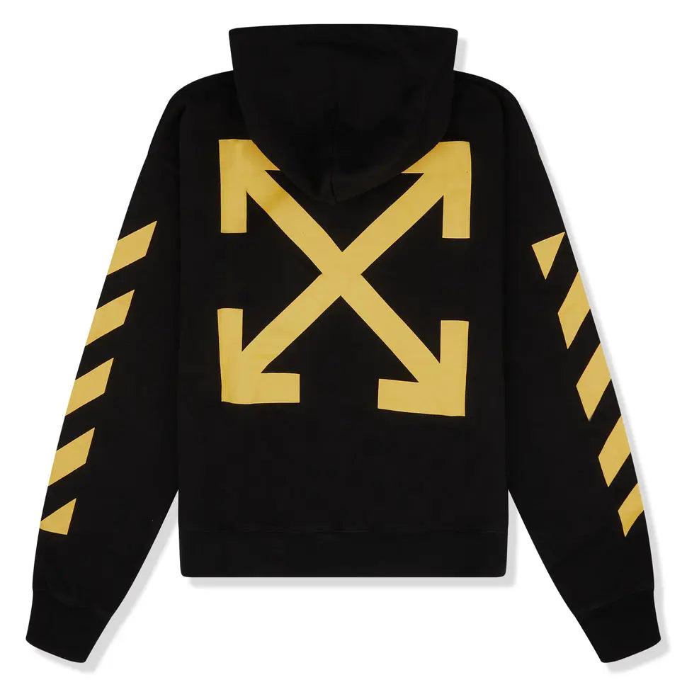 Off-White Caravaggio Narcissus Hoodie Black Yellow Metroutfits