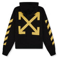 Off-White Caravaggio Narcissus Hoodie Black Yellow Metroutfits
