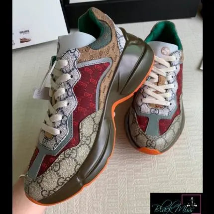 Gucci GG Rhyton Sneakers New with Tag and Box Unisex Metroutfits
