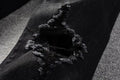 Amiri Men’s Jeans Black & Blue With Artistic Designs Metroutfitstore