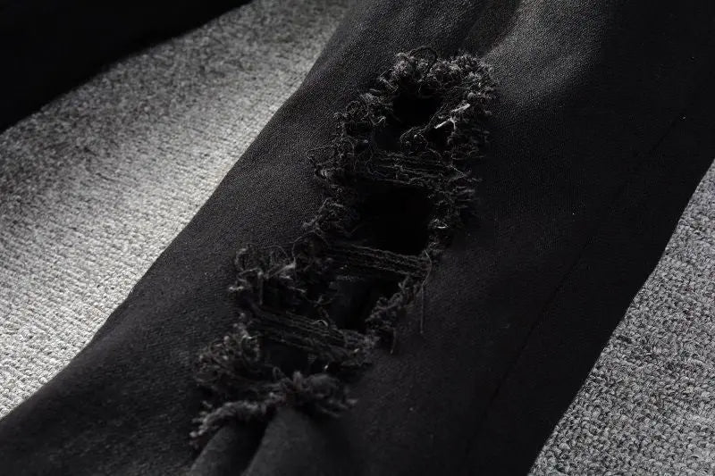 Amiri Black Letter Angel Print Jeans For Men Metroutfitstore