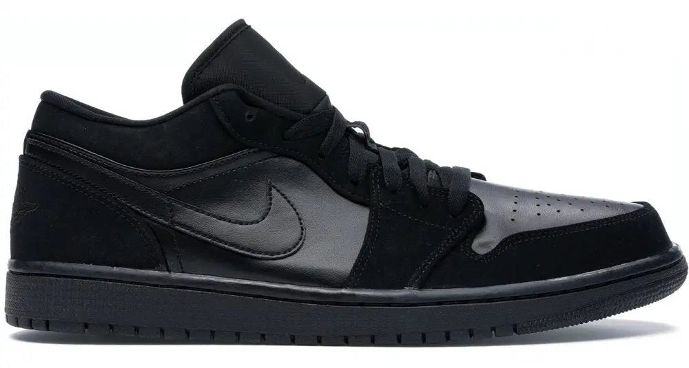Air Jordan 1 Low Triple Black Sneakers for Men & Women Metroutfits