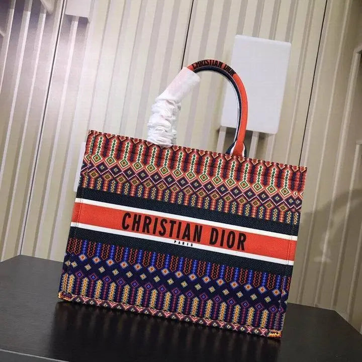 Christian Dior Dior Book Tote Burgundy 41 cm Handbag New with Tag Metroutfits