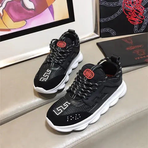 Versace Black Sneakers – New with Tag and Original Box Metroutfits