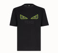 Fendi - Men's T-Shirt Black & White - Designer Casual Wear Metroutfits