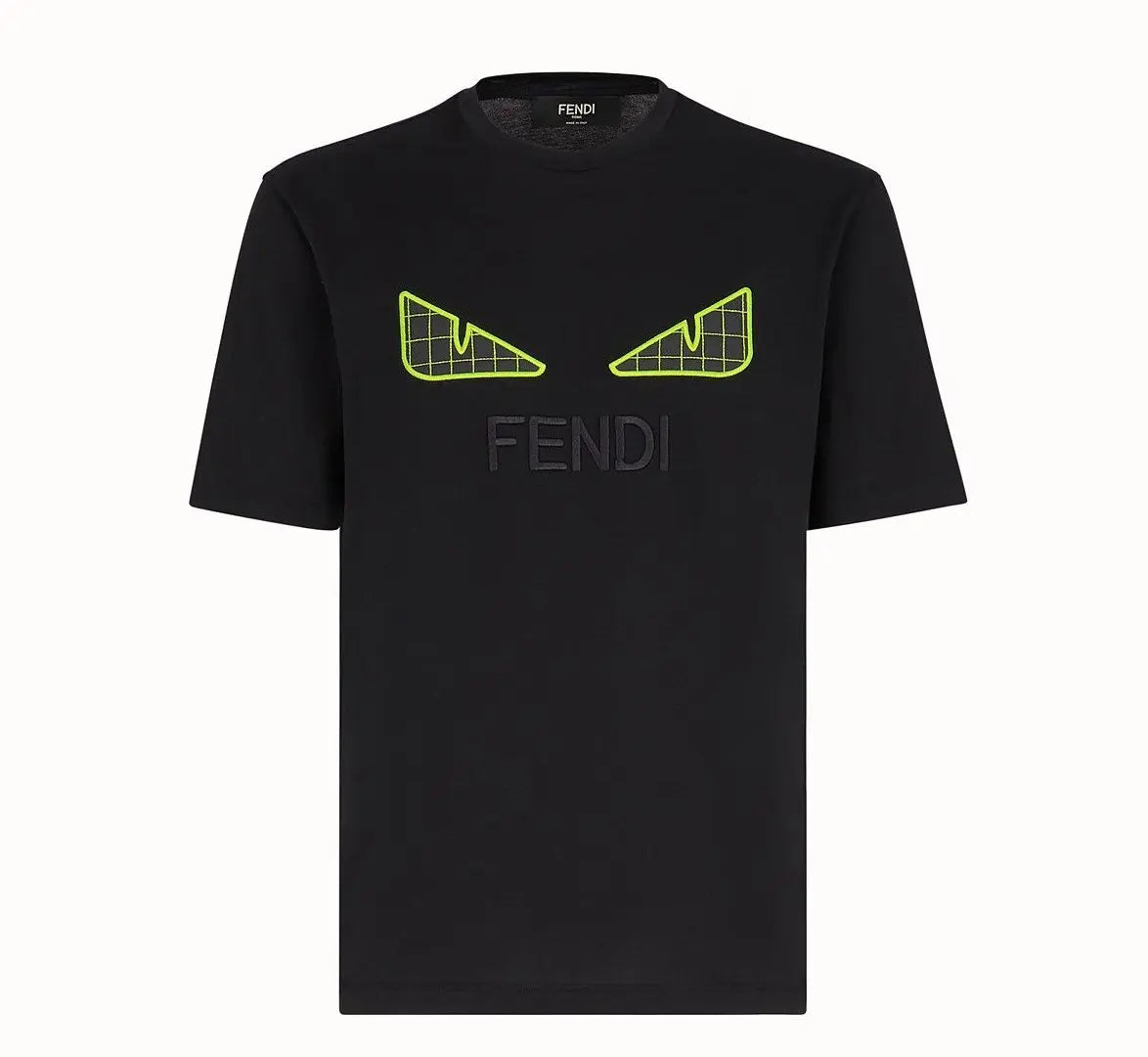 Fendi - Men's T-Shirt Black & White - Designer Casual Wear Metroutfits