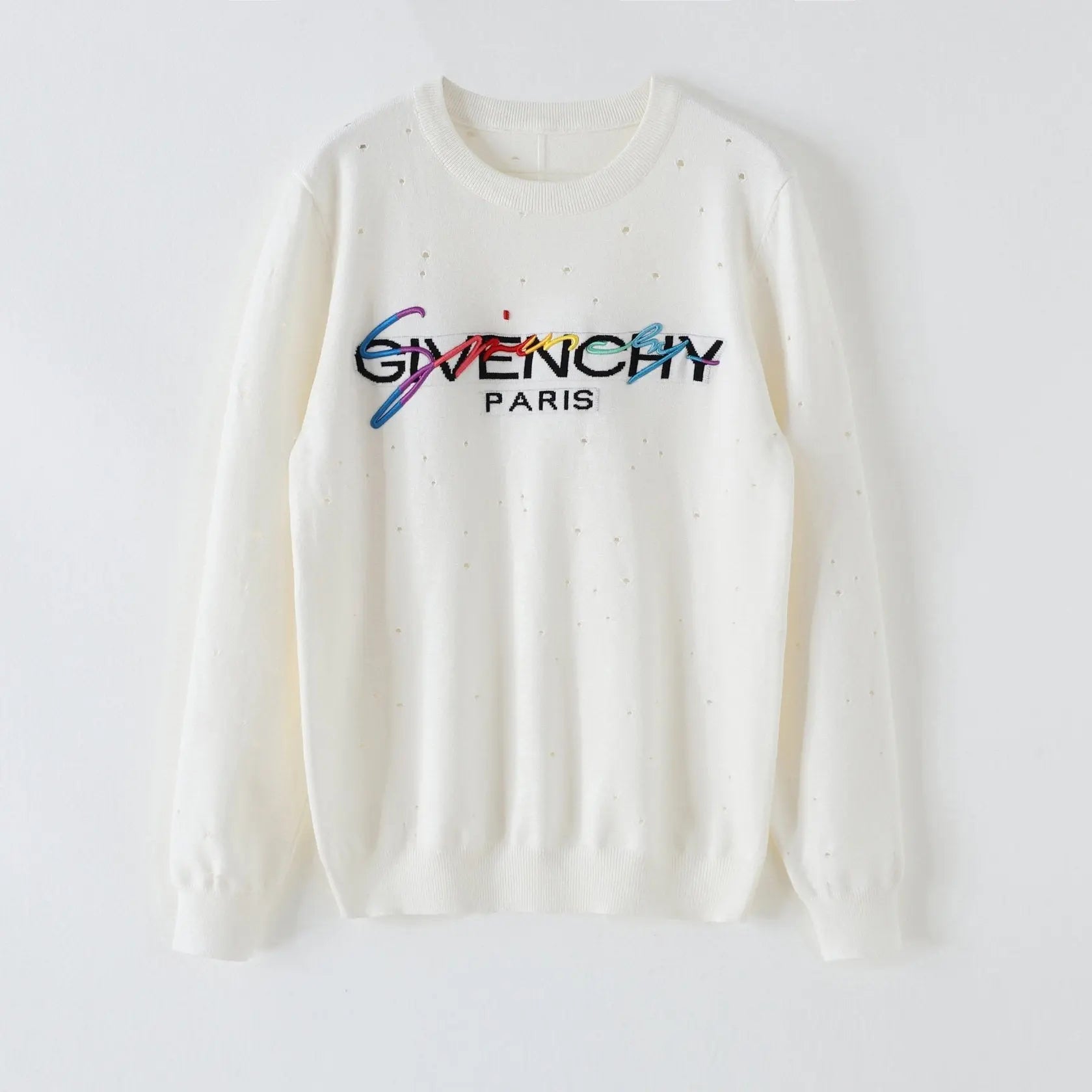 Givenchy Men's Off-White Designer Sweatshirt Metroutfits