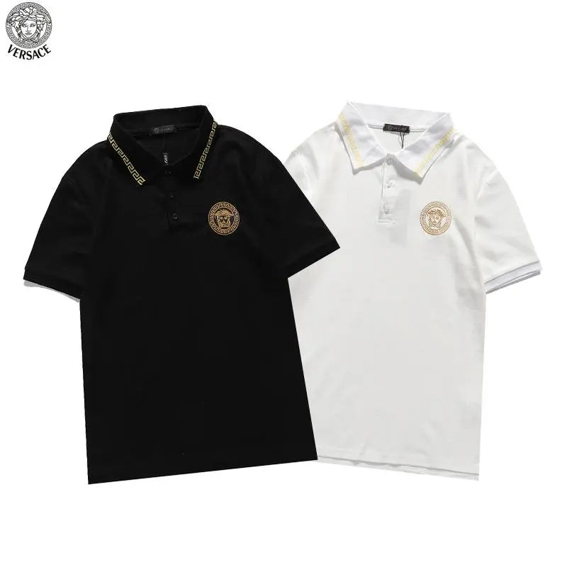 Versace Men's T-Shirt Black White - New with Tag Metroutfits