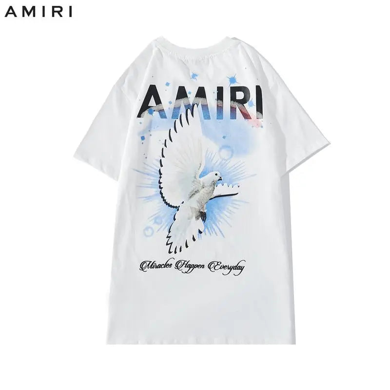 Amiri - Men's Premium T-Shirt Black & White - Luxury Casual Wear Metroutfits