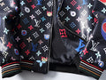 Louis Vuitton Men's Black Multicolor Designer Jacket Metroutfits