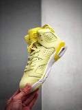Jordan AJ 6 Floral Retro Sneakers New With Tag And Box Metroutfits