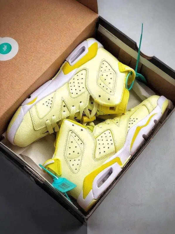 Jordan AJ 6 Floral Retro Sneakers New With Tag And Box Metroutfits