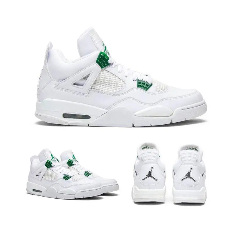 Jordan AJ4 Pine Green Retro Sneakers New With Tag & Box Metroutfits