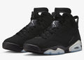Air Jordan 6 Retro Metallic Silver Sneakers – Iconic Nubuck Streetwear CHIC TREAD