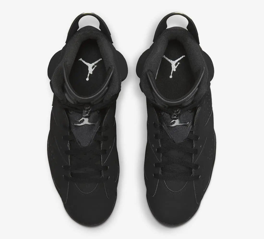 Air Jordan 6 Retro Metallic Silver Sneakers – Iconic Nubuck Streetwear CHIC TREAD