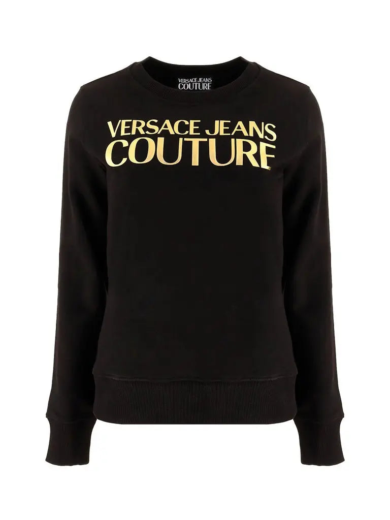 Versace Women's Logo Crewneck Sweatshirt Metroutfitstore
