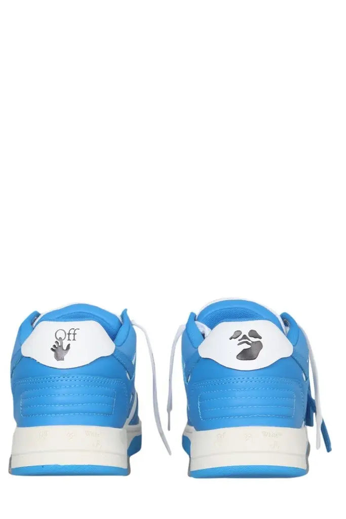 Off-White White And Blue Low-Top Sneakers Metroutfits