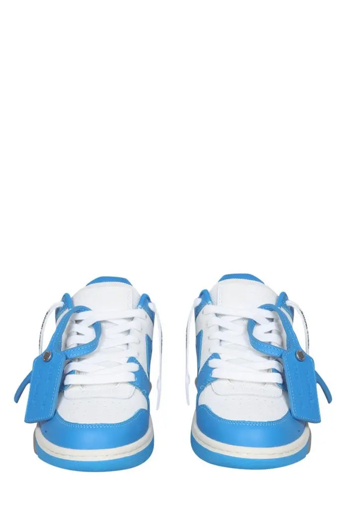 Off-White White And Blue Low-Top Sneakers Metroutfits