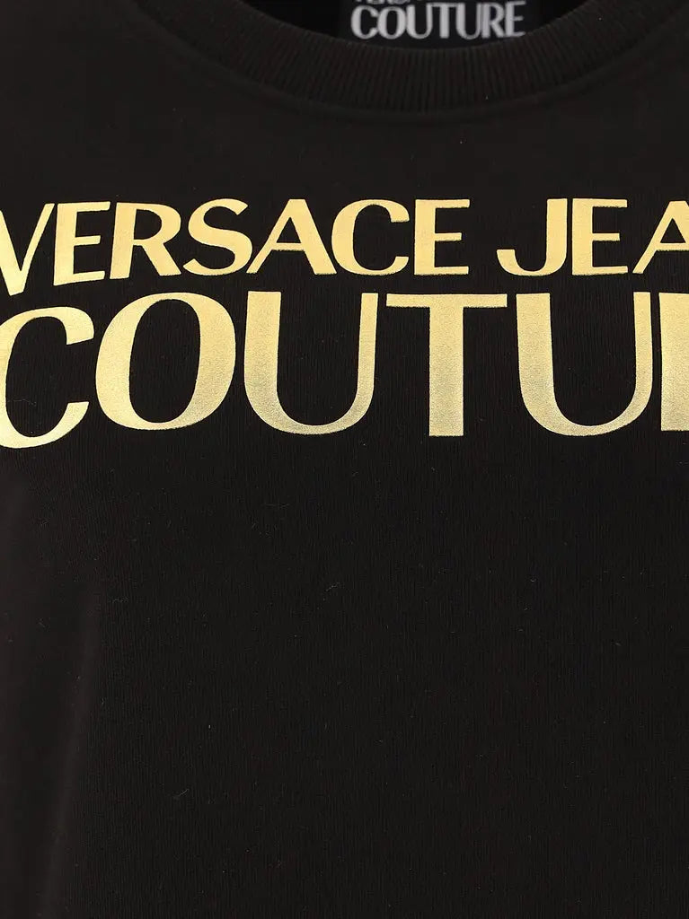 Versace Women's Logo Crewneck Sweatshirt Metroutfitstore