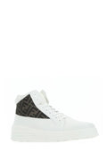 Fendi Jacquard FF Logo High-Top Sneakers New With Tag and Box Metroutfits