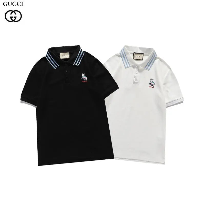 Gucci Men's T-Shirt Black White Metroutfits