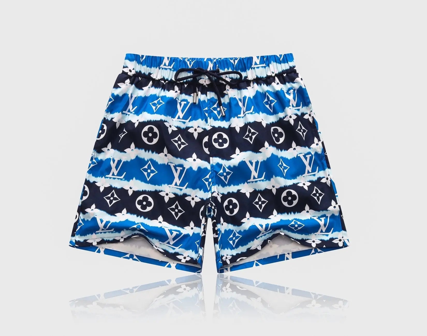 Louis Vuitton Men's Designer Short Blue Black White - Luxury Wear Metroutfits