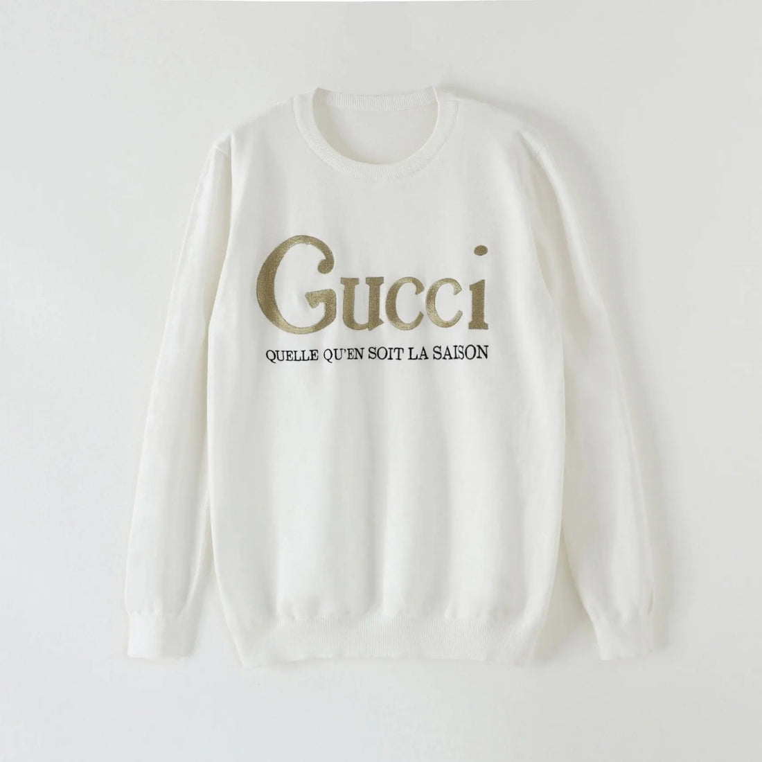 Gucci Men's White Designer Sweatshirt - New with Tag Metroutfits
