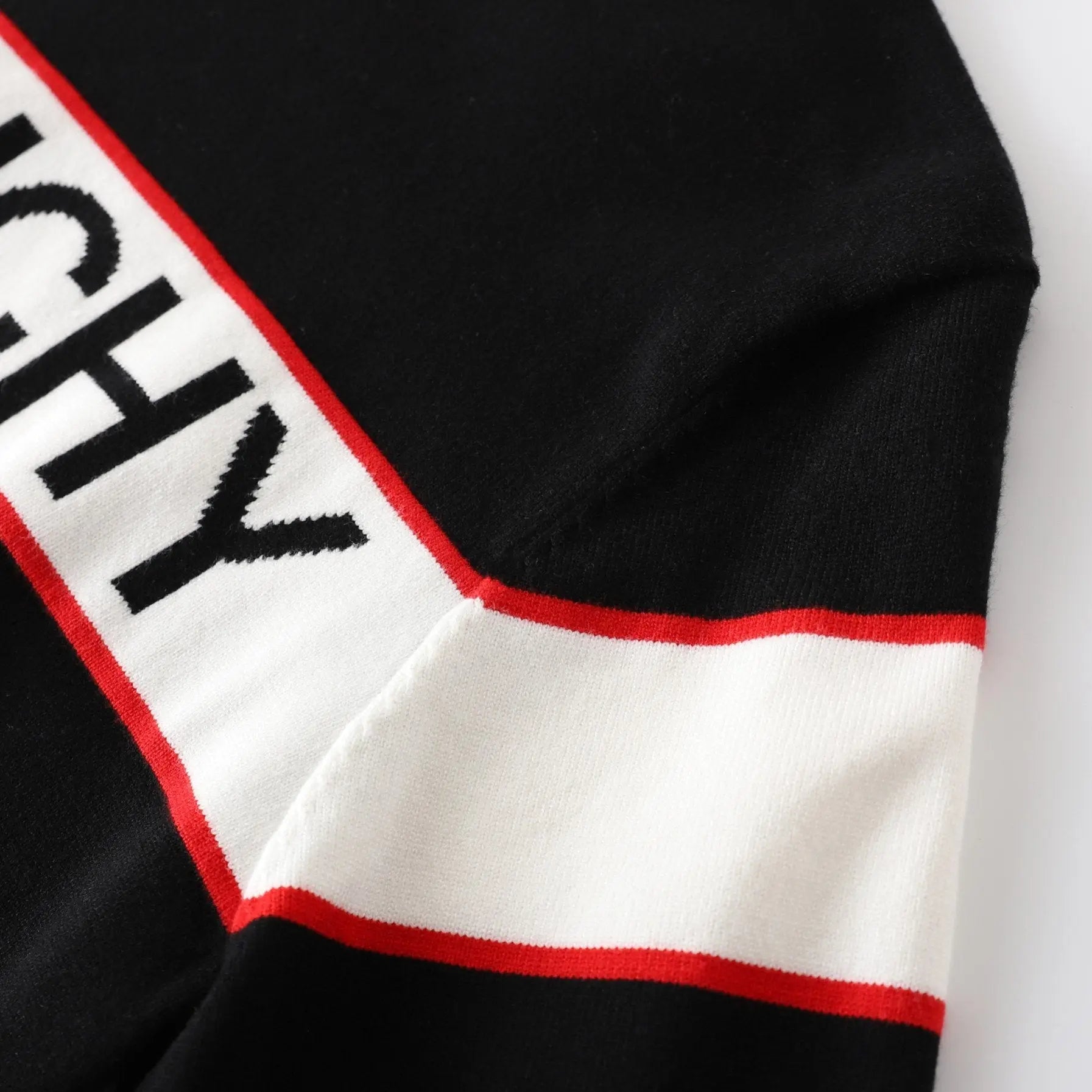 Givenchy Men's Black & White Designer Sweatshirt Metroutfits