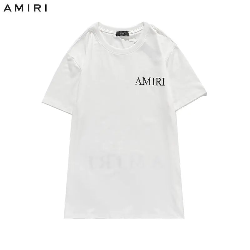 Amiri - Men's T-Shirt Black, White & Blue - Designer Casual Wear Metroutfits