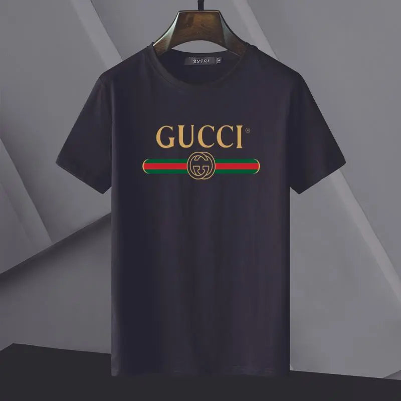 Gucci - Men's T-Shirt Gray White - Designer Casual Wear Metroutfits